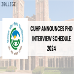 CUHP Announces PhD Interview Schedule 2024